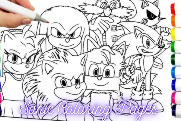 Sonic Coloring Pages