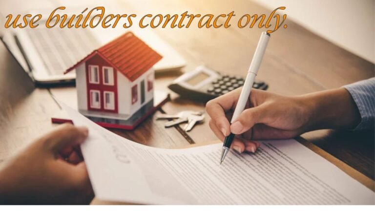 Using Builders Contract Only